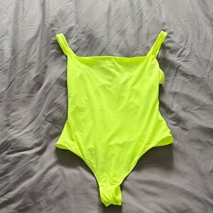 SKIMS Neon Yellow Bodysuit